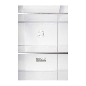 CHiQ 410L Top Mount Fridge White CTM410NW, Glass shelf view