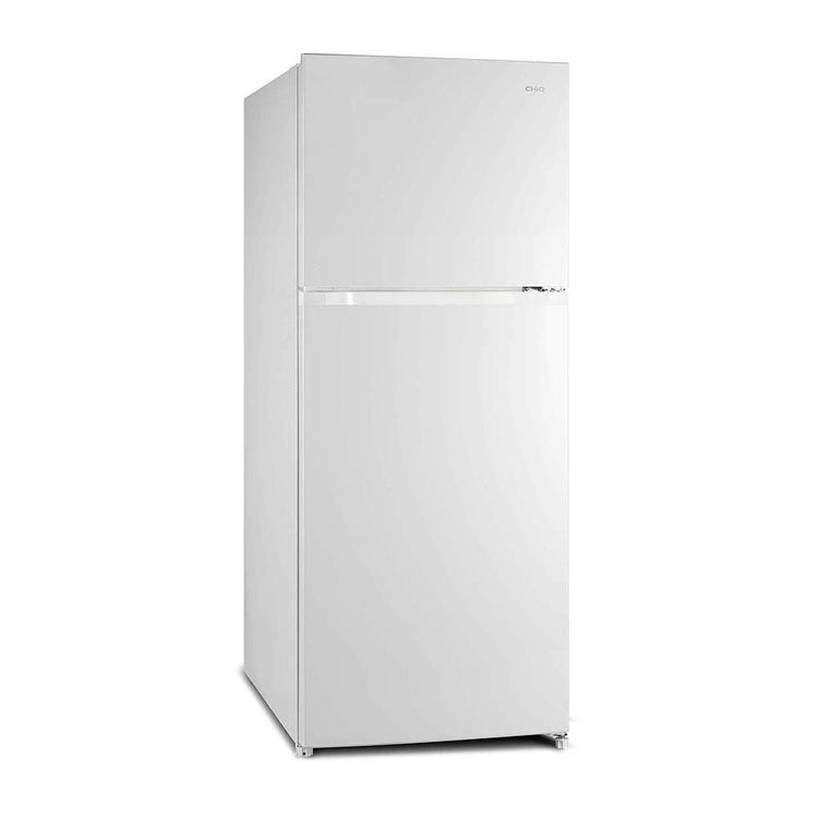CHiQ 410L Top Mount Fridge White CTM410NW, Front right view