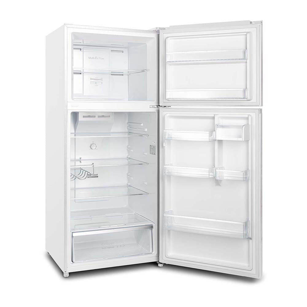 CHiQ CTM410NW 410L Top Mount Fridge White