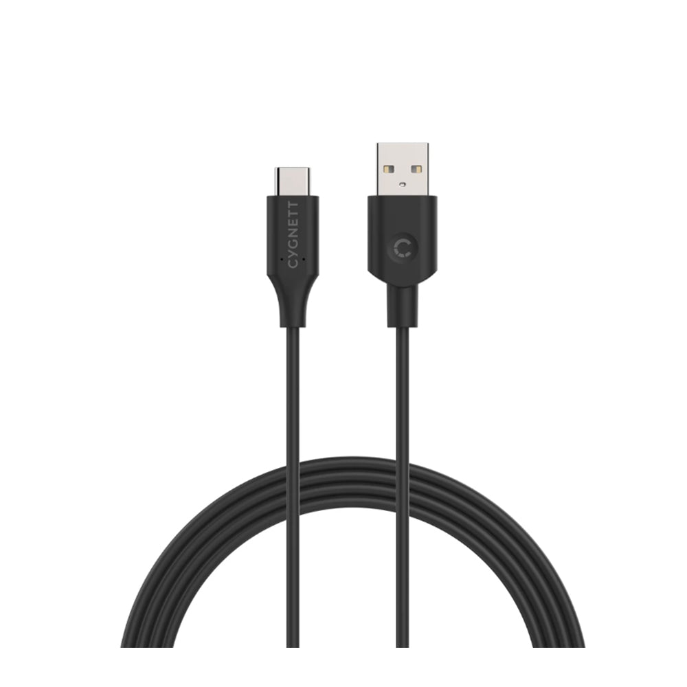 Cygnett CY2728PCUSA Essentials USB-C 2.0 to USB-A Cable 1M - Black