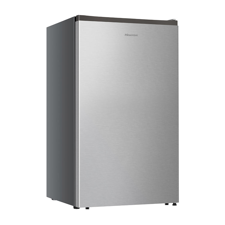 Hisense 125L Bar Fridge Silver HRBF125S, Front right view