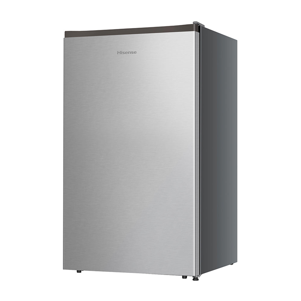 Hisense 125L Bar Fridge Silver HRBF125S, Front left view