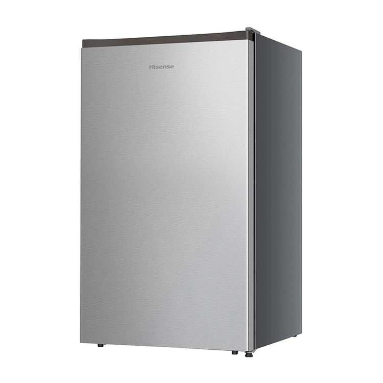 Hisense 125L Bar Fridge Silver HRBF125S, Front left view