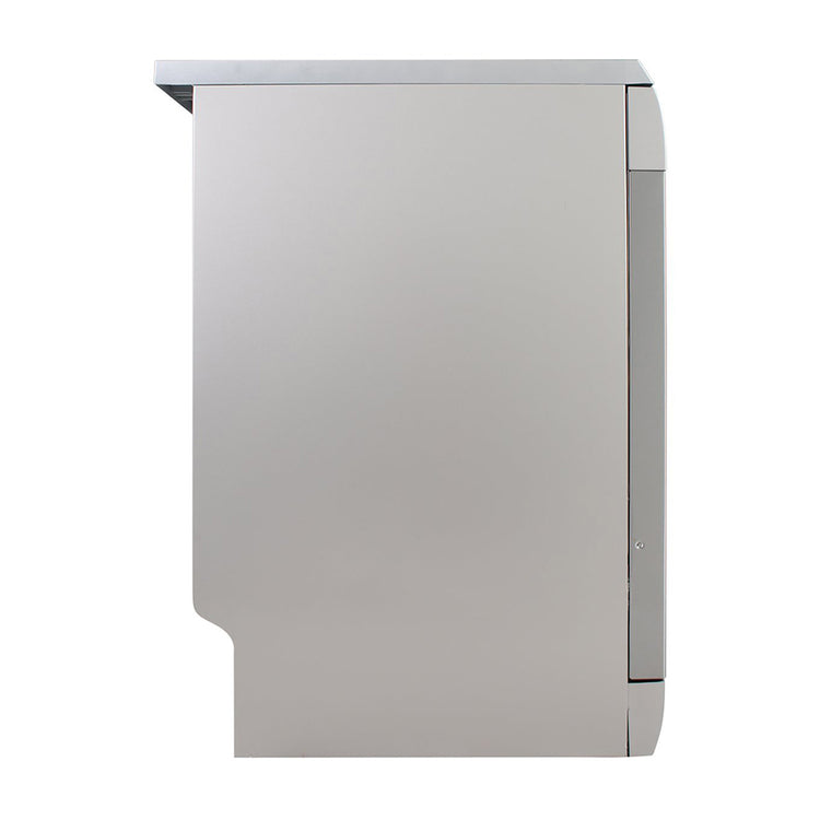 Dishlex DSF6106X Stainless Steel Freestanding Dishwasher, Side view