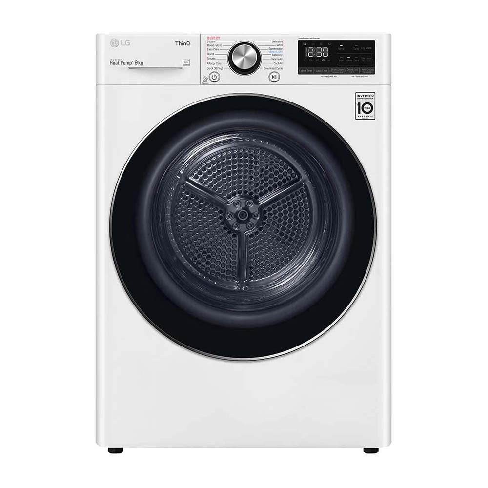 LG DVH9-09W 9kg Heat Pump Dryer with Inverter Control