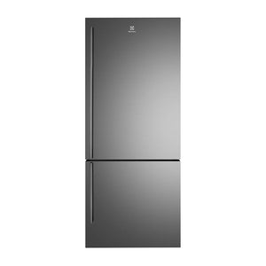 Electrolux EBE5307BCR 496L Dark Stainless Steel Bottom Mount Refrigerator, Front view