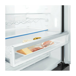 Electrolux EBE5307BCR 496L Dark Stainless Steel Bottom Mount Refrigerator, Glass shelf view