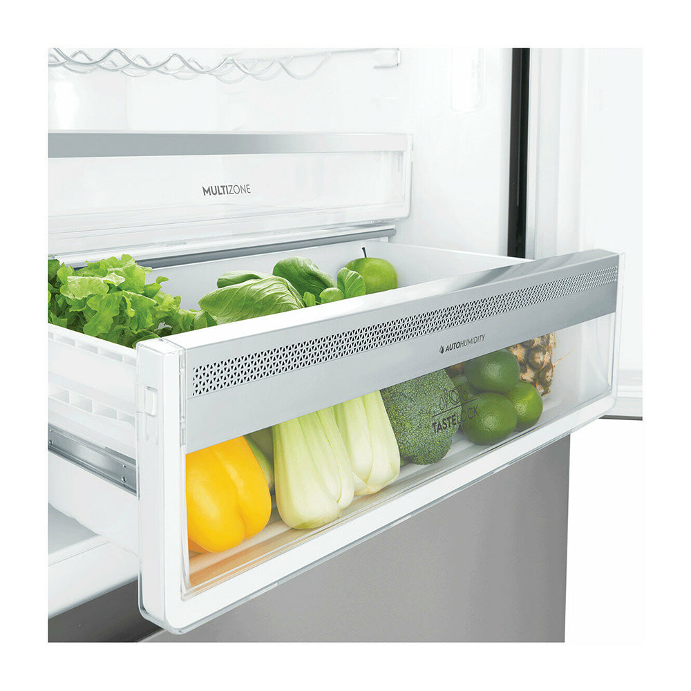 Electrolux EBE5307BCR 496L Dark Stainless Steel Bottom Mount Refrigerator, Vegetable crisper drawer view