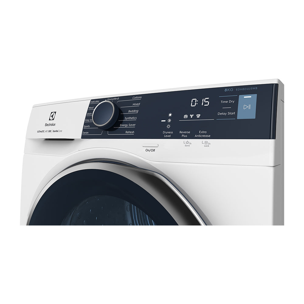 Electrolux EDH804U5WB 8kg UltimateCare 500 Heat Pump Dryer