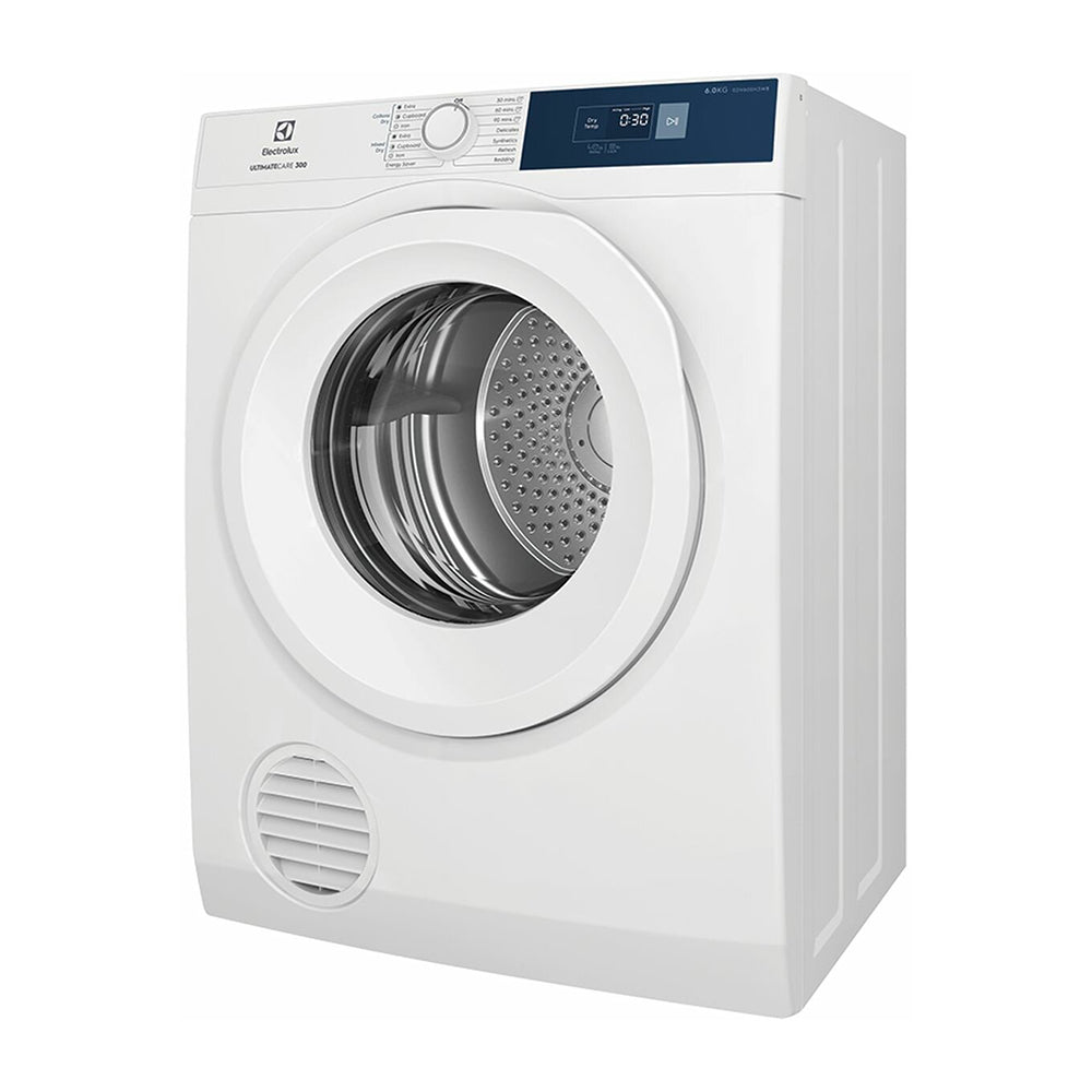 Electrolux 6kg Vented Dryer EDV605H3WB, Front left view