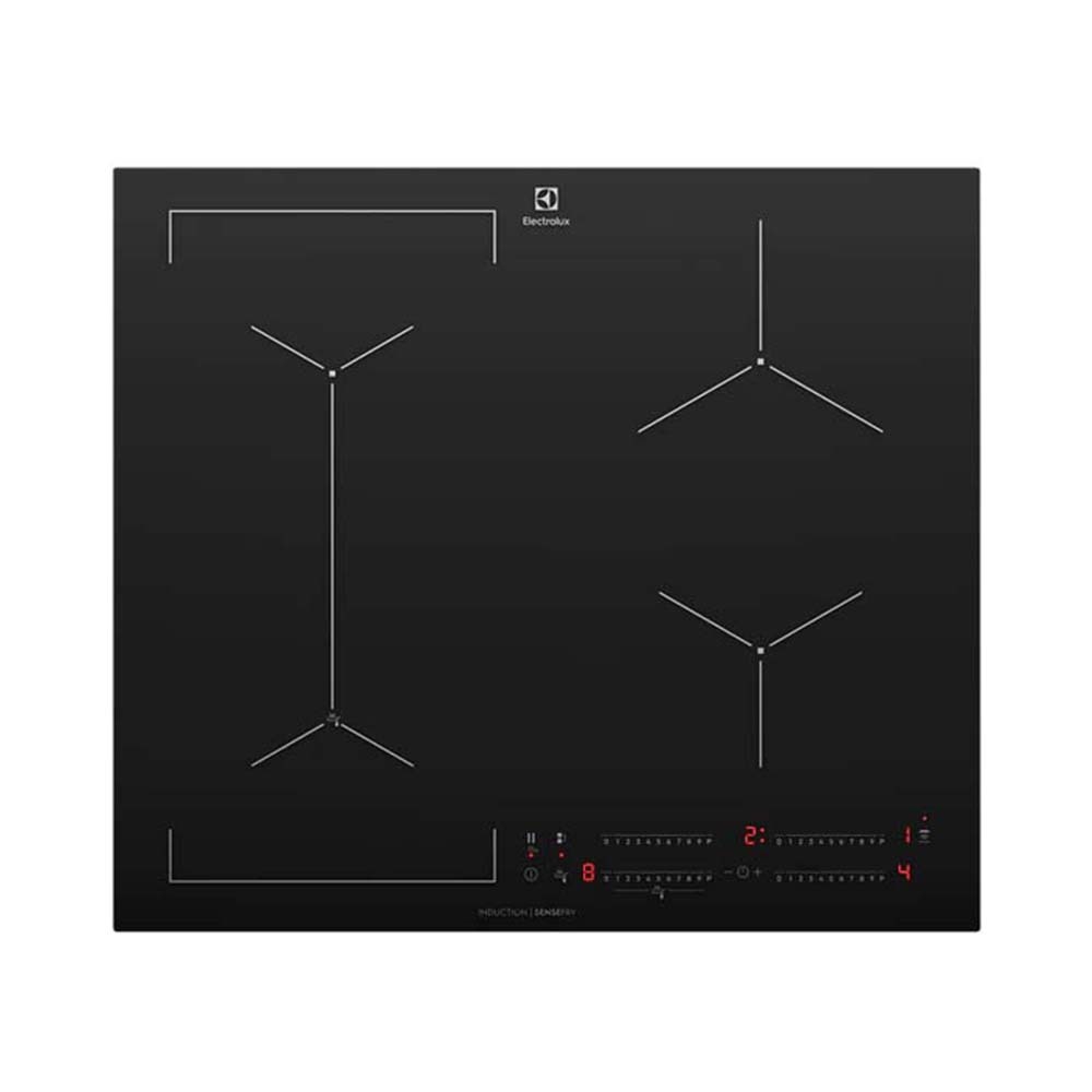 Electrolux 60cm UltimateTaste 700 4 Zone Induction Cooktop EHI645BE, Top view 2