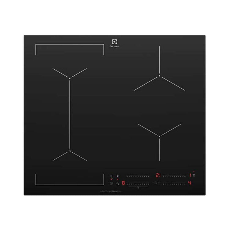 Electrolux 60cm UltimateTaste 700 4 Zone Induction Cooktop EHI645BE, Top view 2