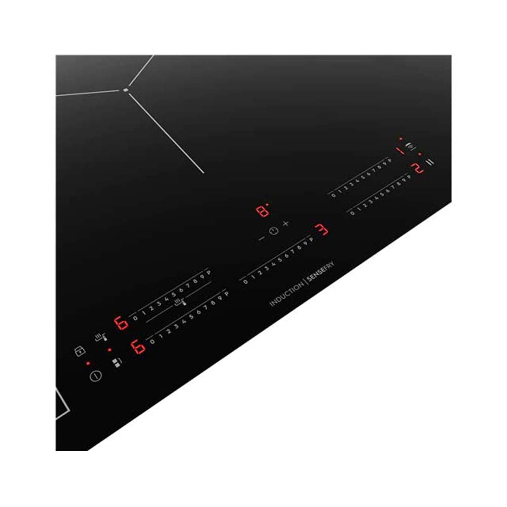 Electrolux 90cm UltimateTaste 700 5 Zone Induction Cooktop EHI955BE, Control panel view