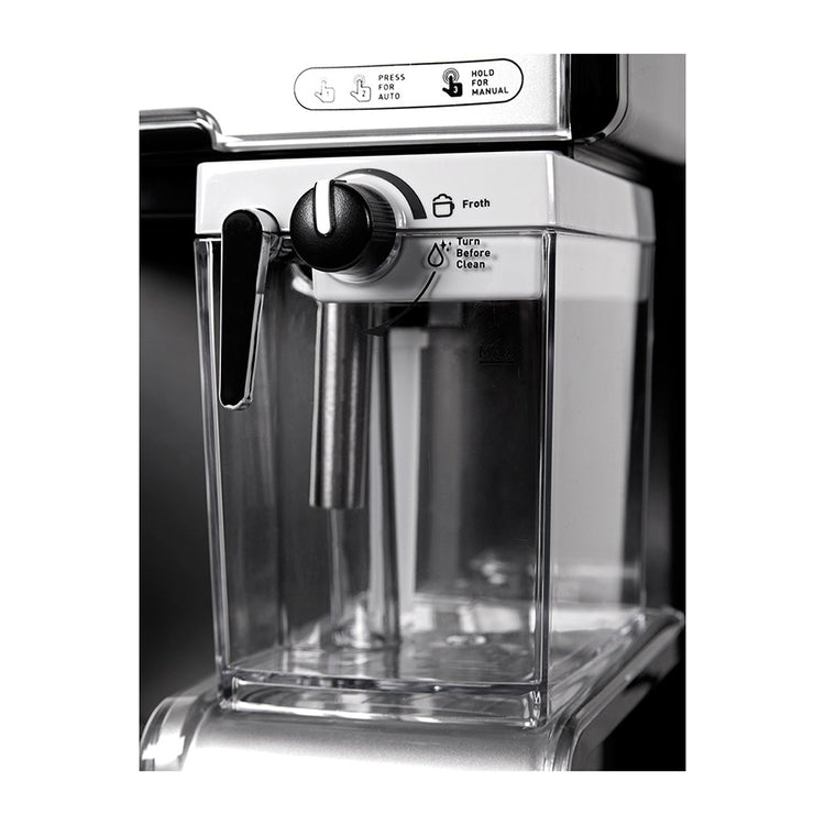 Sunbeam EM5000 Cafe Barista Milk Coffee Machine, Milk jug view