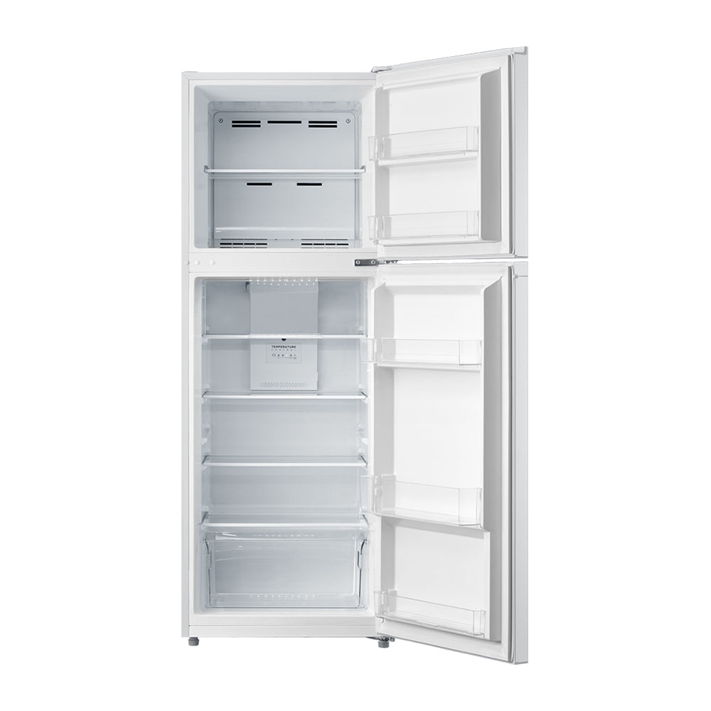 Esatto 236L Top Mount Fridge ETM236W, Front view with doors open 2