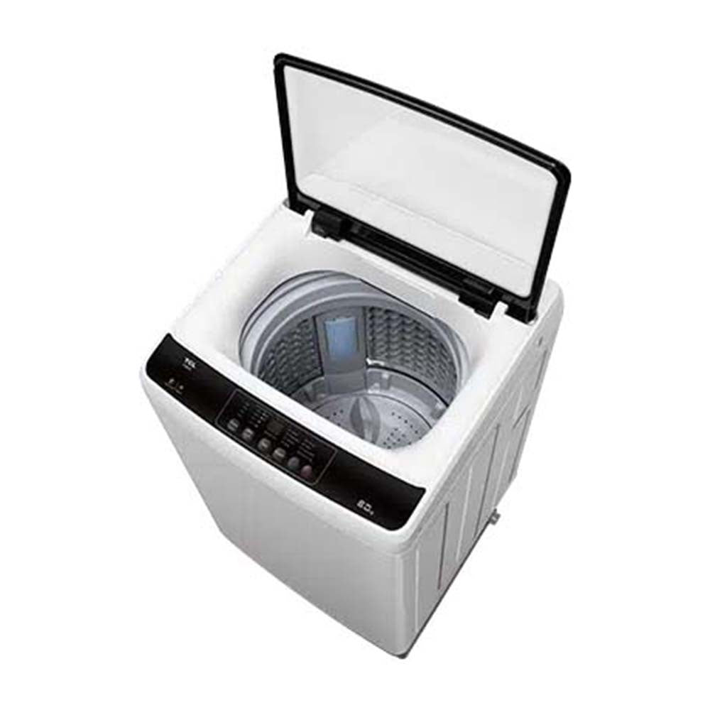 TCL 8kg Top Load Washing Machine F708TLW, Top view