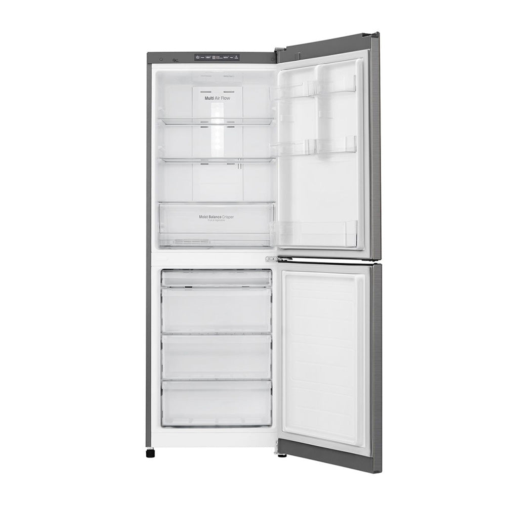 LG 310L Bottom Mount Fridge GB-310RPL, Front view with door open 