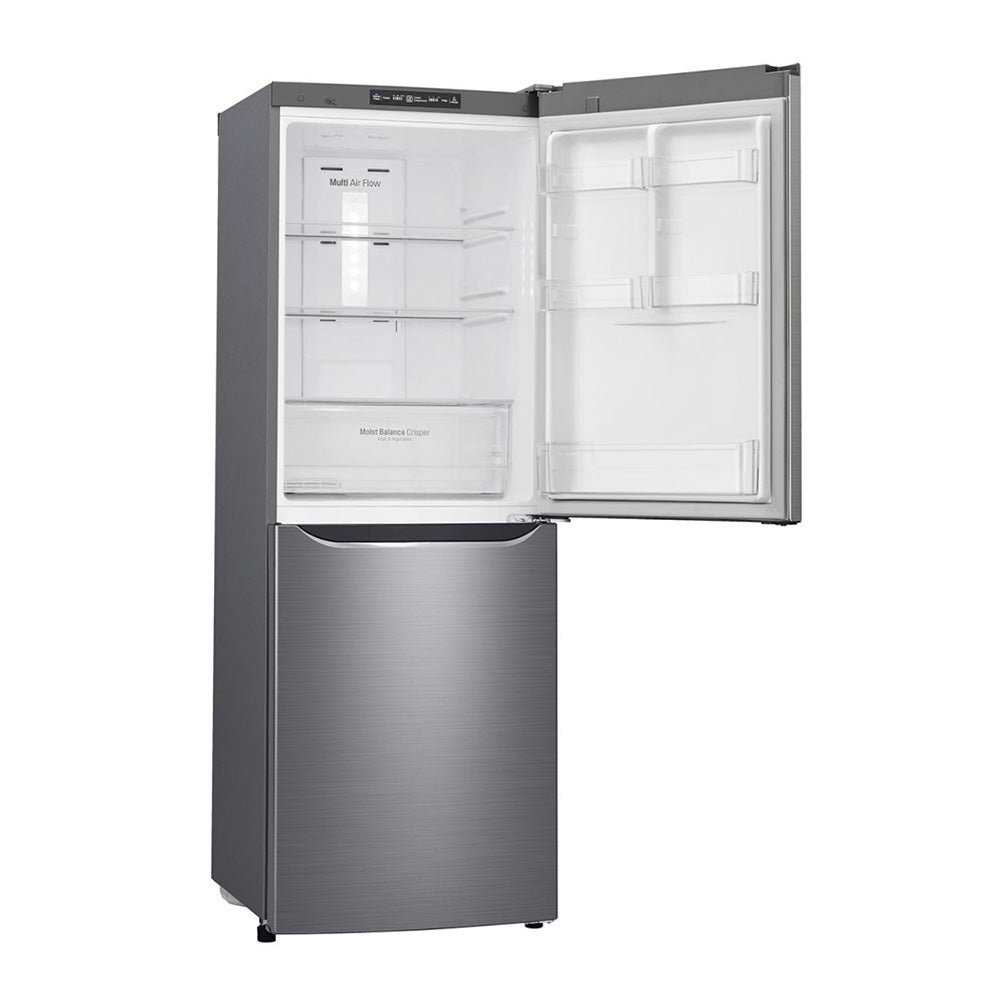 LG 310L Bottom Mount Fridge GB-310RPL, Front right view with single door open 