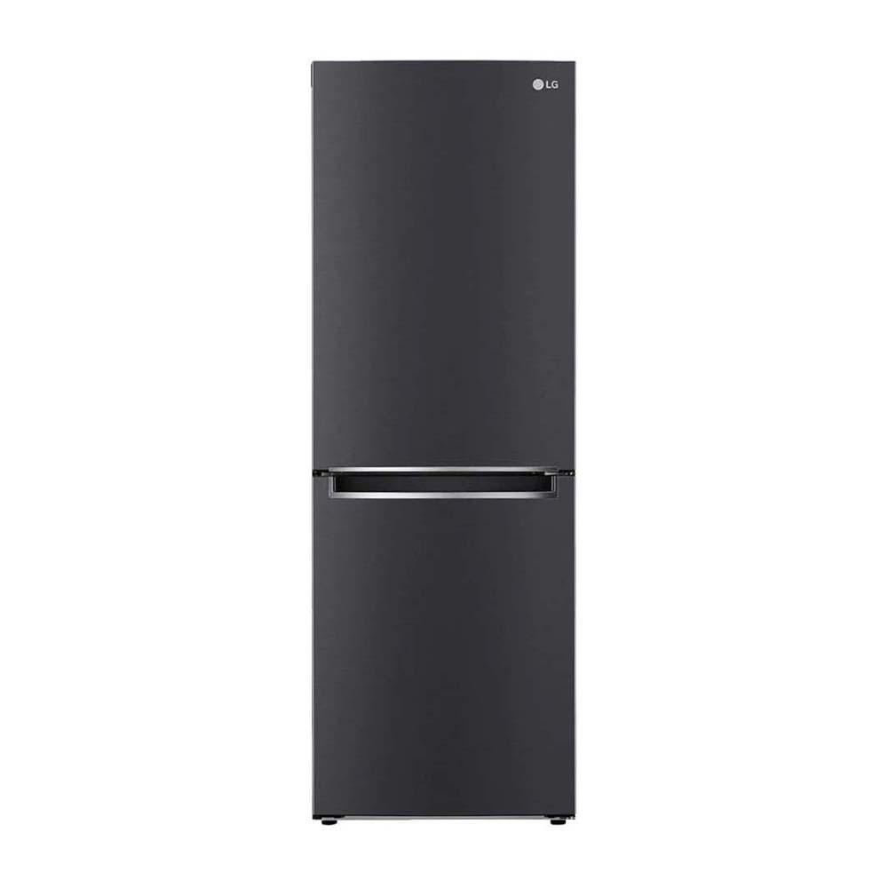 LG 306L Bottom Mount Fridge Matte Black GB-335MBL, Front view