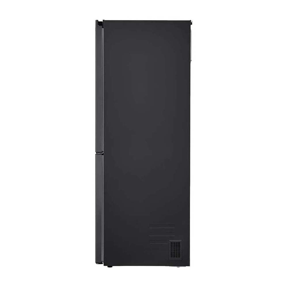 LG 306L Bottom Mount Fridge Matte Black GB-335MBL, Side view