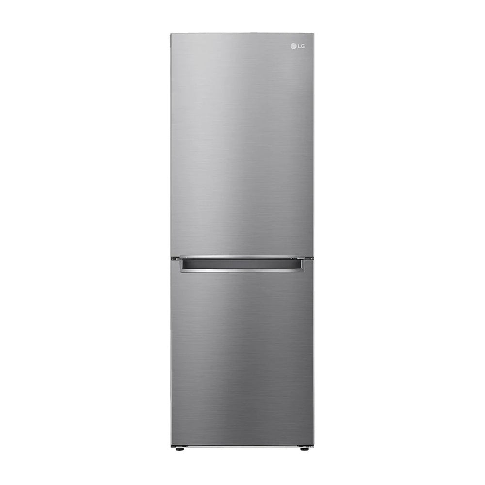 LG 306L Bottom Mount Fridge Stainless Steel GB-335PL, Front view