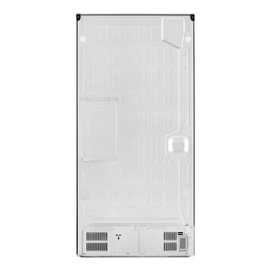 LG GF-B590MBL 530L French Door Fridge Matte Black Steel, Back view