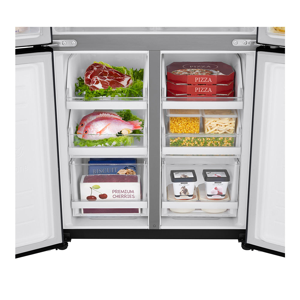 LG GF-B590MBL 530L French Door Fridge Matte Black Steel