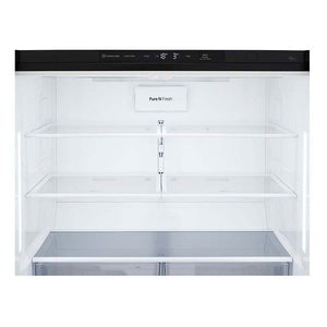 LG 664L French Door Fridge Matte Black GF-B730MBL, Temperature panel view