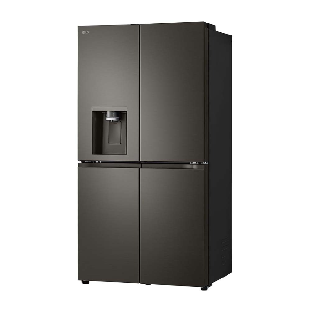 LG GFD700BSLC 638L Door in Door French Door Fridge Black SteelLG 638L Door in Door French Door Fridge Black Steel GF-D700BSLC, Front left view