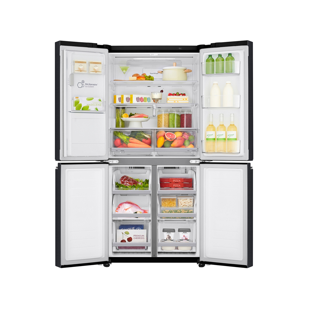 LG GFL570MBL 506L French Door Fridge Matte Black Steel