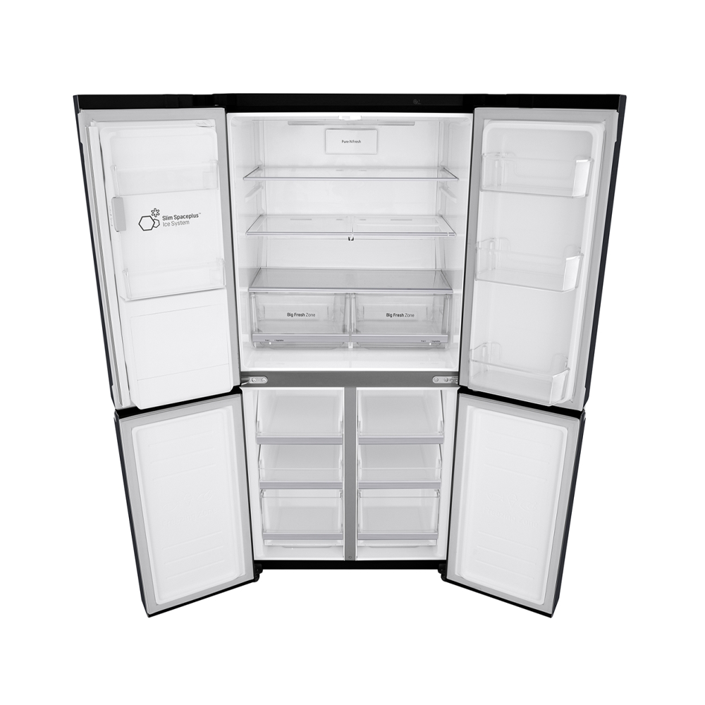 LG GFL570MBL 506L French Door Fridge Matte Black Steel