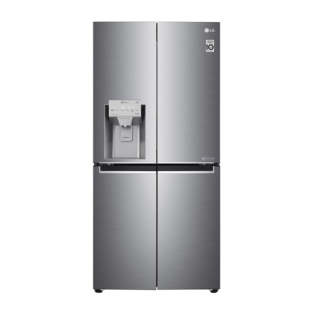 LG 506L Slim Stainless-Steel French Door Refrigerator GF-L570PL, Front view