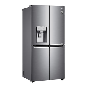 LG 506L Slim Stainless-Steel French Door Refrigerator GF-L570PL, Front right view