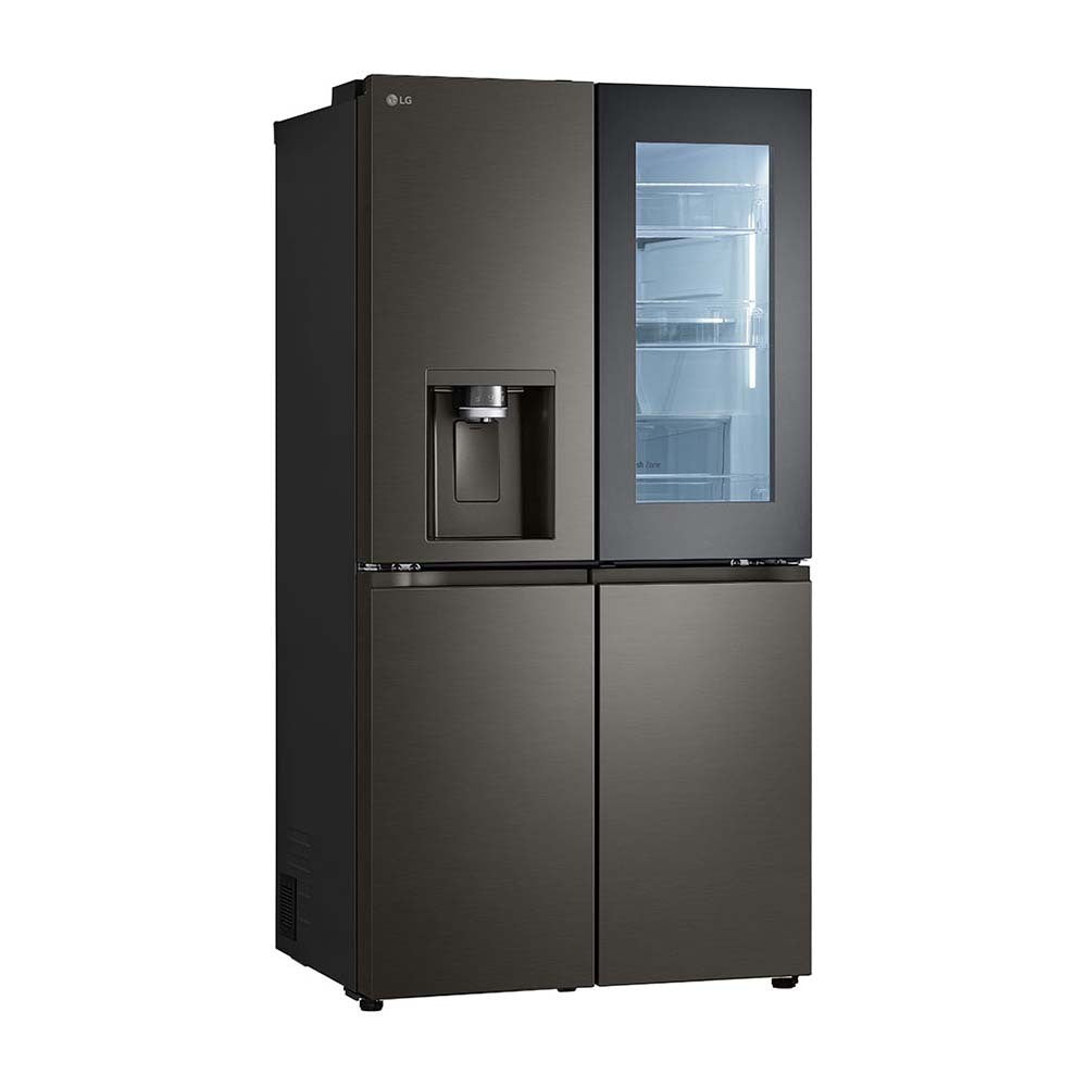 LG GF-V700BSLC 642L InstaView French Door Fridge Black Steel