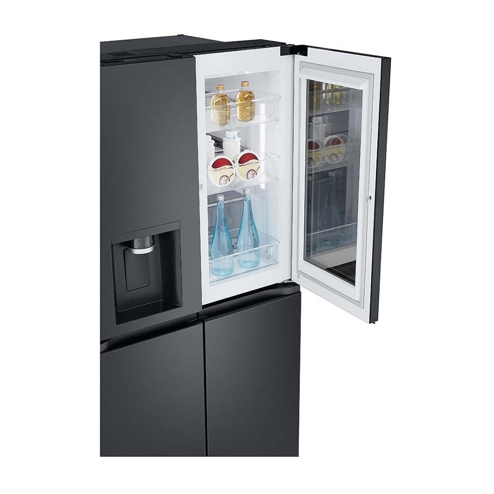 LG GF-V900MBLC 847L InstaView French Door Fridge Matte Black Steel