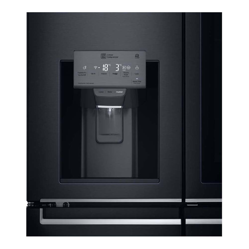 LG GF-V910MBL 852L InstaView French Door Fridge Matte Black