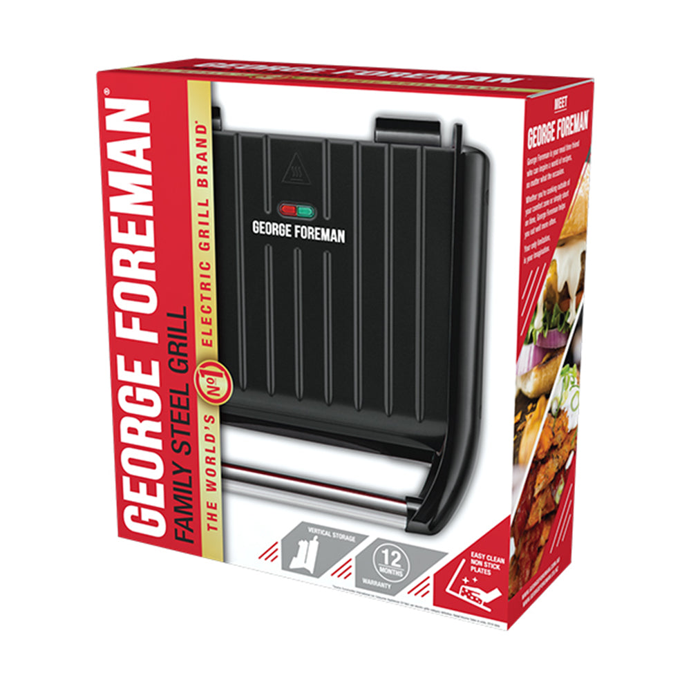 George Foreman GR25042AU Family Steel Grill