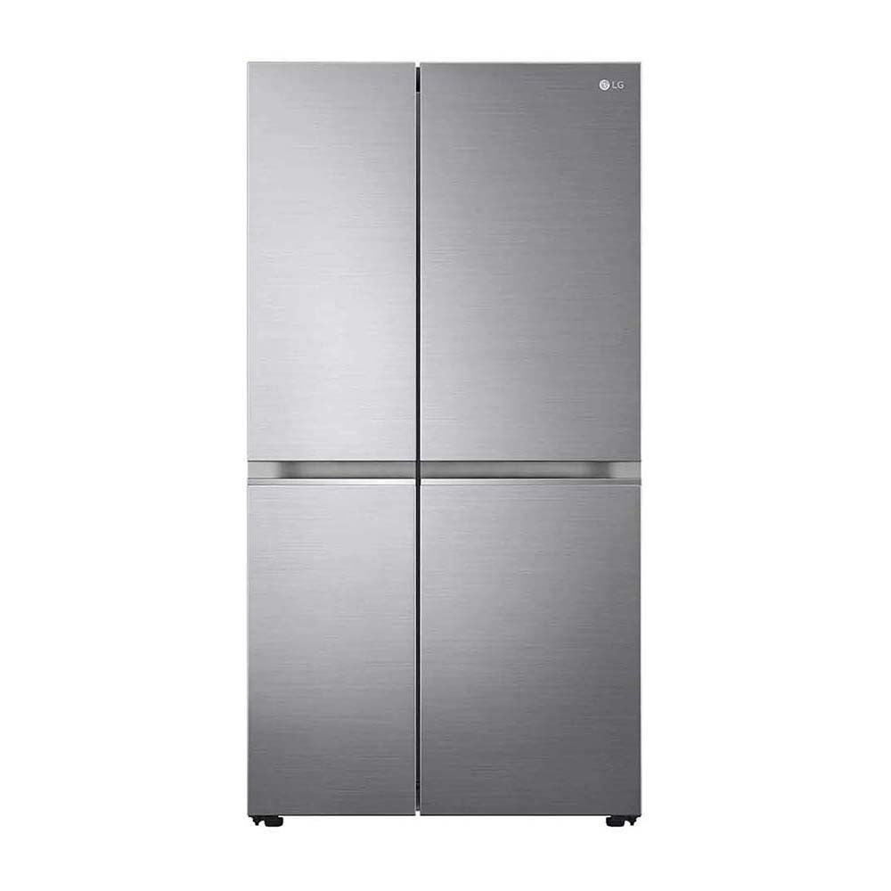 LG 655L Side By Side Fridge Stainless Steel GS-B655PL, Front view