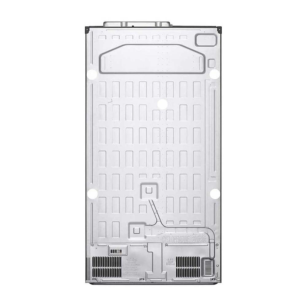 LG 655L Side By Side Fridge Stainless Steel GS-B655PL, Back view