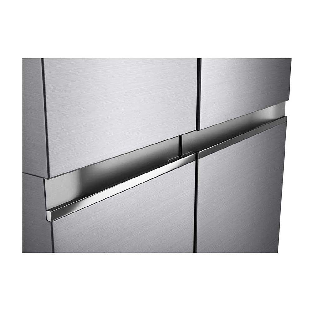 LG 655L Side By Side Fridge Stainless Steel GS-B655PL, Door perspective view