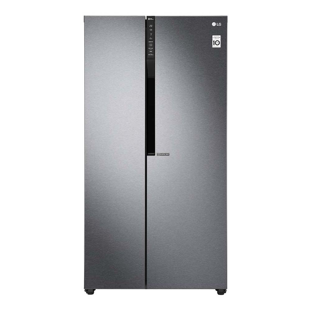 LG 679L Side By Side Fridge Dark Graphite GS-B680DSLE, Front view