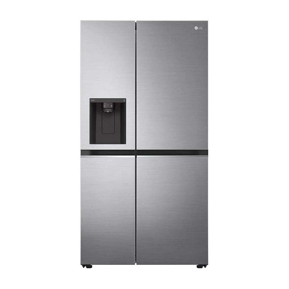 LG 635L Side By Side Fridge Stainless Steel GS-L635PL, Front view