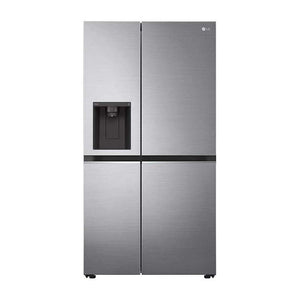 LG 635L Side By Side Fridge Stainless Steel GS-L635PL, Front view