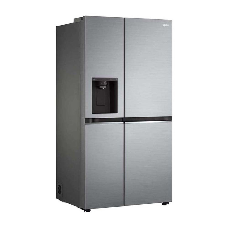 LG 635L Side By Side Fridge Stainless Steel GS-L635PL, Front right view