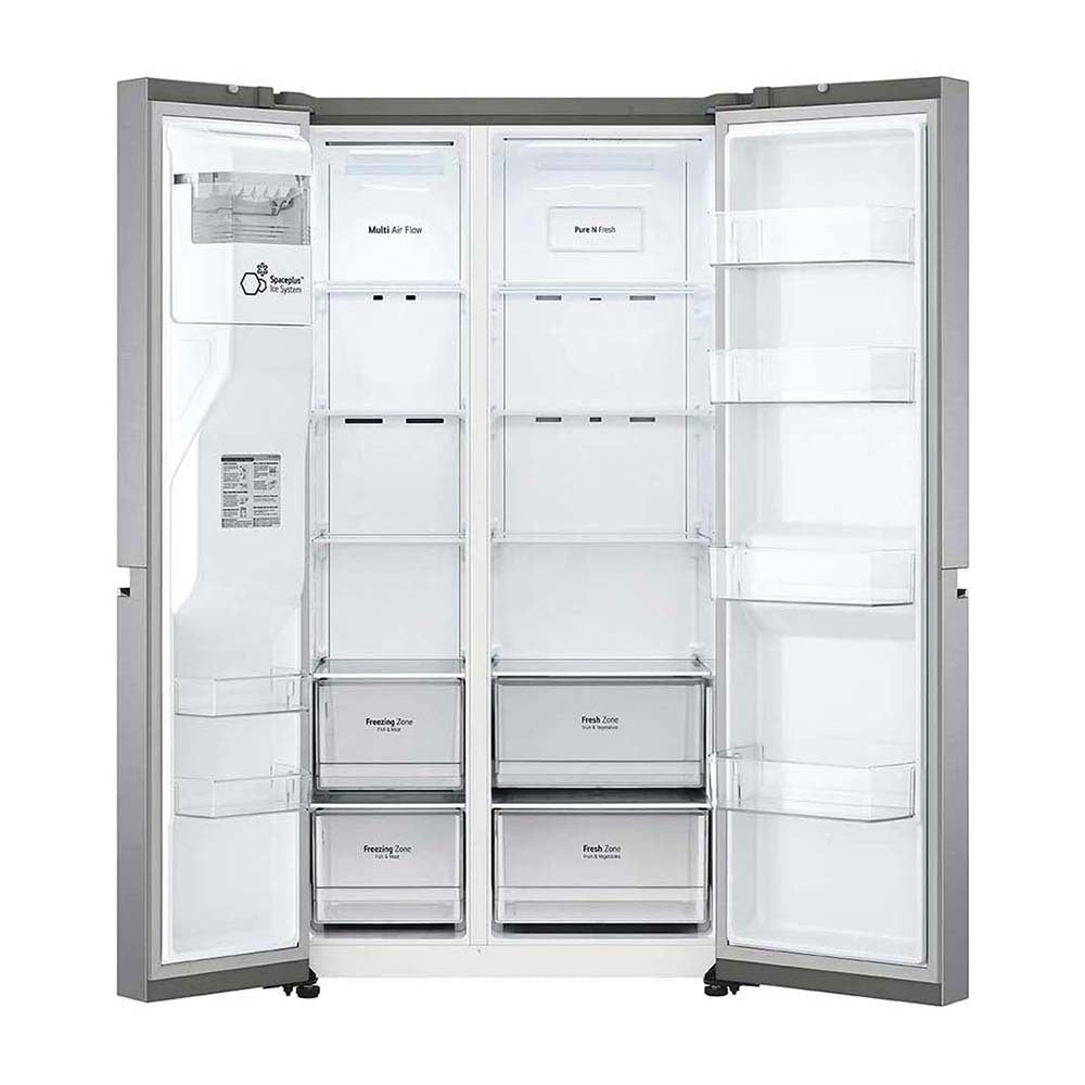 LG GS-L635PL 635L Side By Side Fridge Stainless Steel