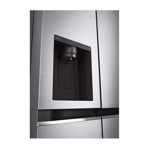 LG 635L Side By Side Fridge Stainless Steel GS-L635PL, Water dispenser view 2