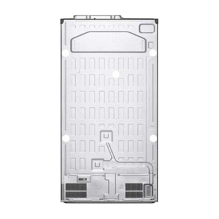 LG 635L Side By Side Fridge Stainless Steel GS-L635PL, Back view