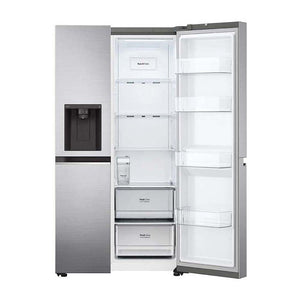 LG 635L Side by Side Fridge Stainless Steel GS-N635PL