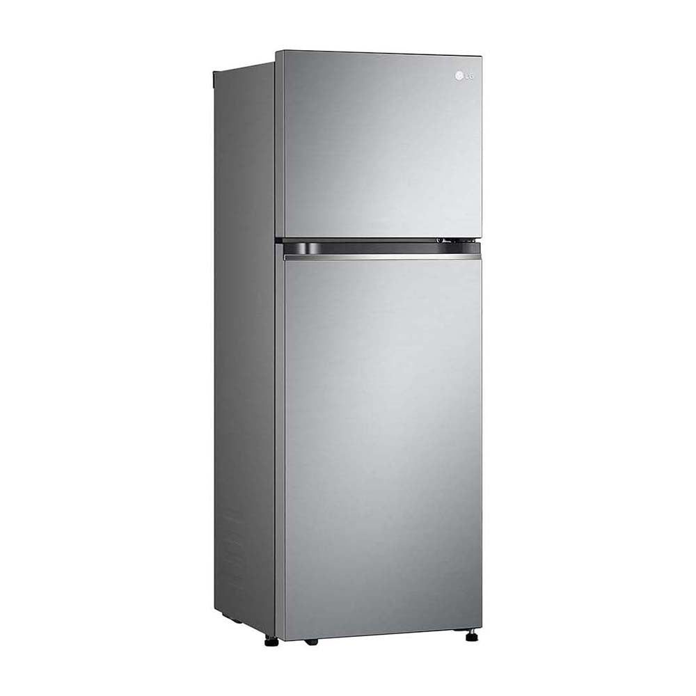 LG 243L Top Mount Fridge Stainless Steel GT-1S, Front right view