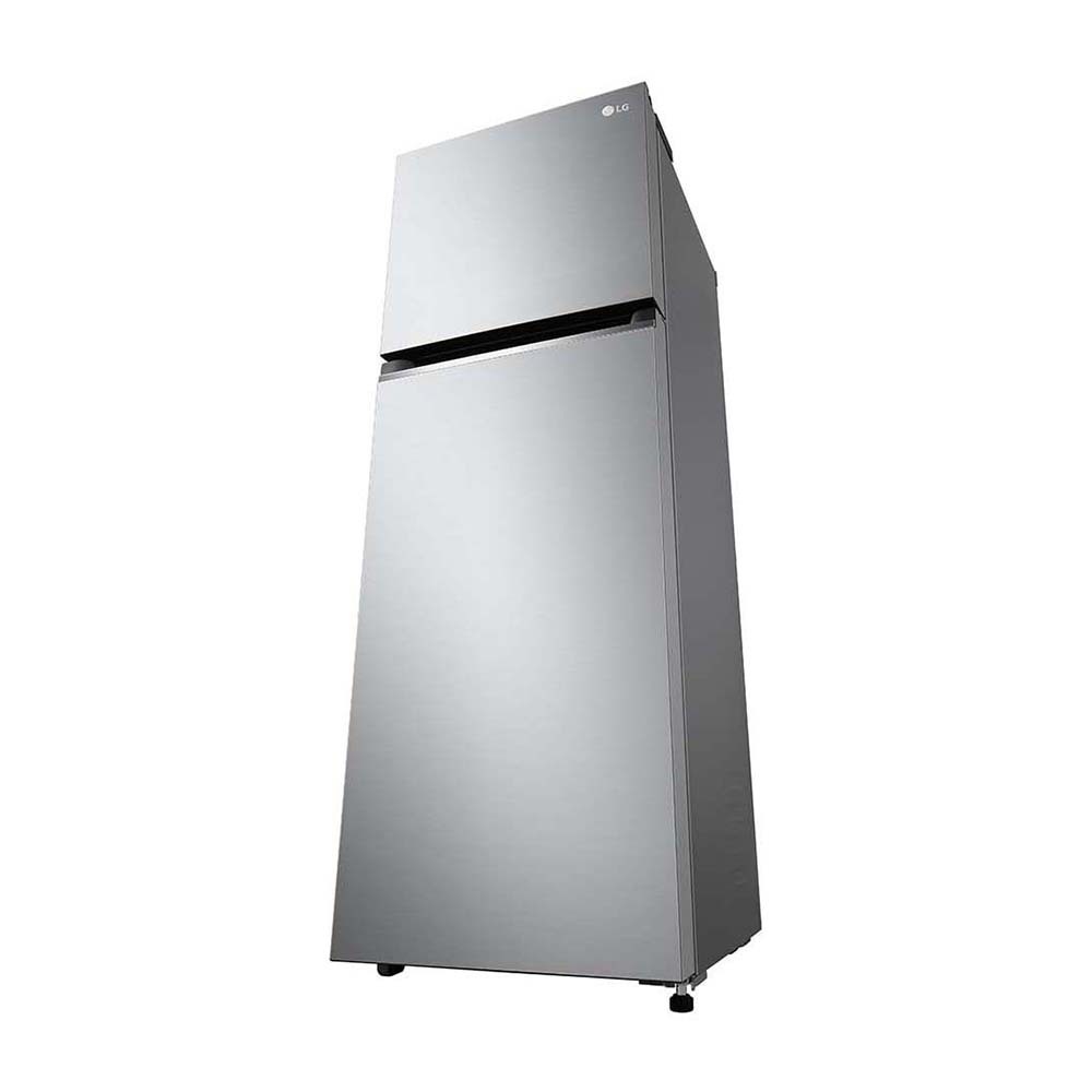 LG 243L Top Mount Fridge Stainless Steel GT-1S, Front left view